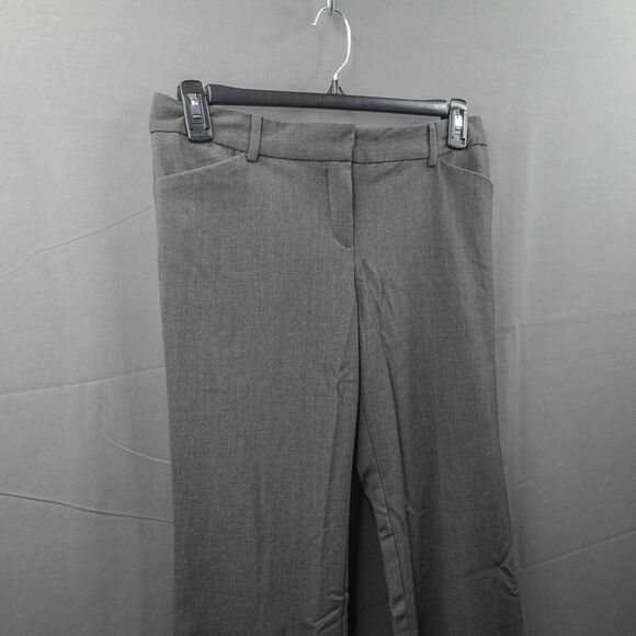 Apostrophe Womens Dress Pants 8 Gray Wide Leg Minimal Preppy Capsule Office - Picture 2 of 11